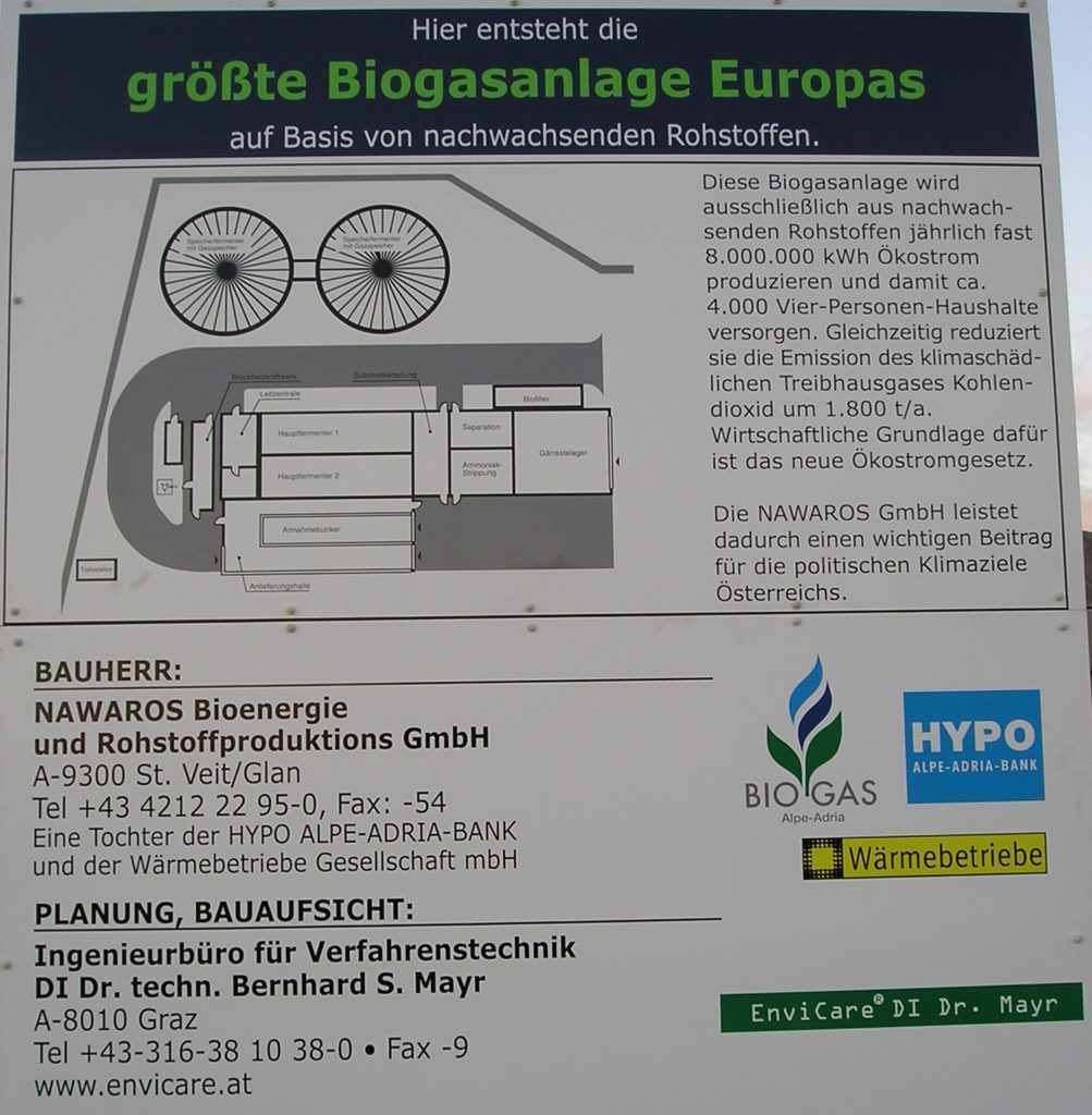 EnviCare Biogas Nawaro Fermentation Energie